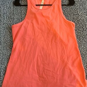 Lululemon Rasberry cream high neck align tank